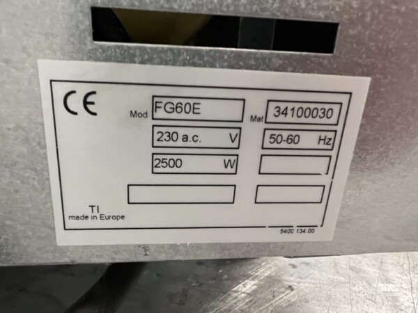 Acier inoxydable GGG Four à air chaud Four 4 x grilles 230V Horeca – Image 5