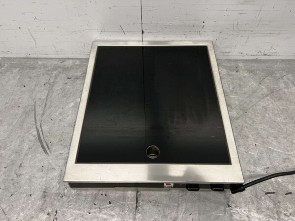 Poêle à frire en acier inoxydable Ubert à double plaque de gril en céramique 50 cm 400V Horeca – Image 2