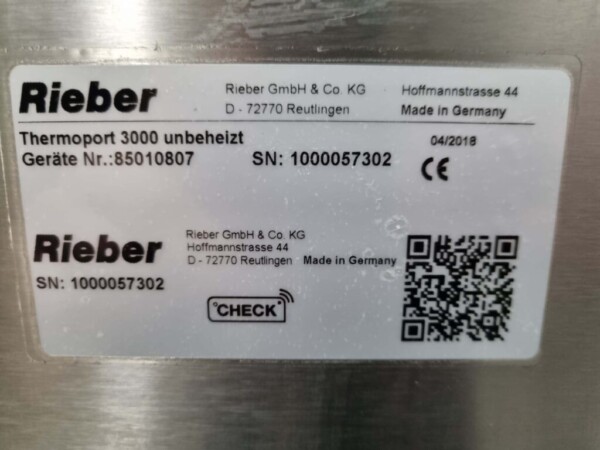 Acier inoxydable Rieber Thermoport 3000 Chariot isotherme Regal 30 x 1/1 GN Restauration – Image 10