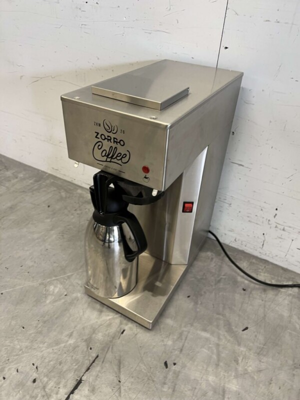 Machine à café Zorro en acier inoxydable Machine à café 230V Horeca – Image 2