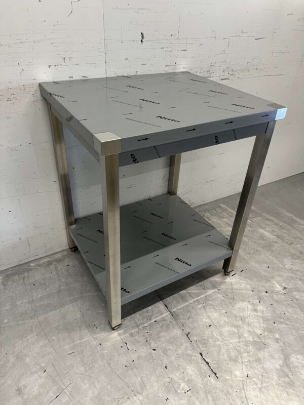 Table de travail en acier inoxydable Premium-line 70 x 60 x 85 cm Restauration – Image 2