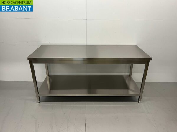 Table de travail HCB en acier inoxydable Basic-line 180 x 70 x 85 cm Restauration