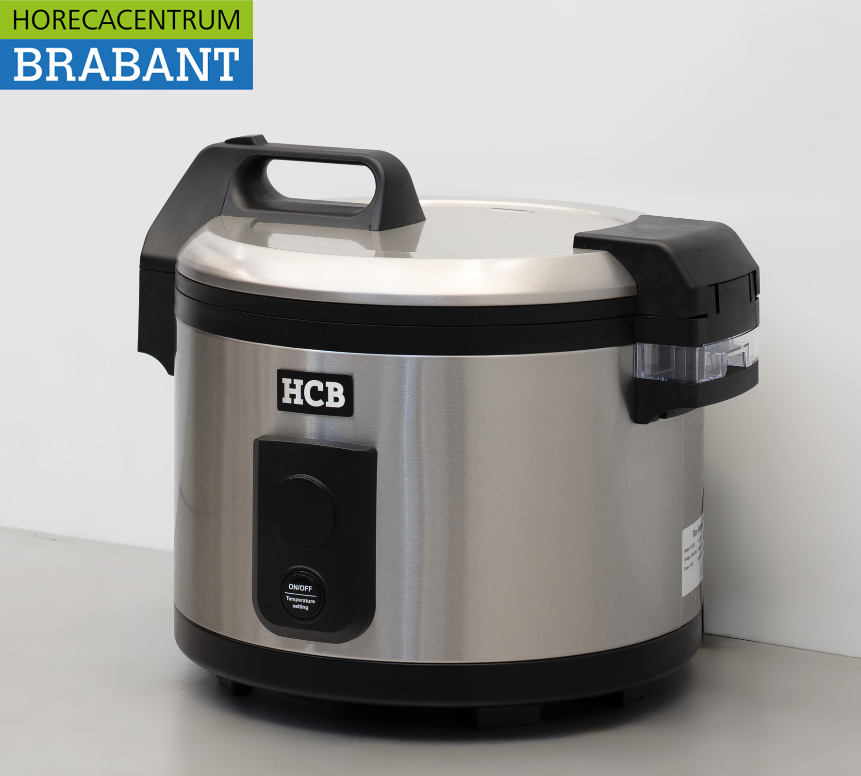 HCB Chauffe-riz en acier inoxydable Chauffe-riz 20 litres 230V Horeca – Image 2