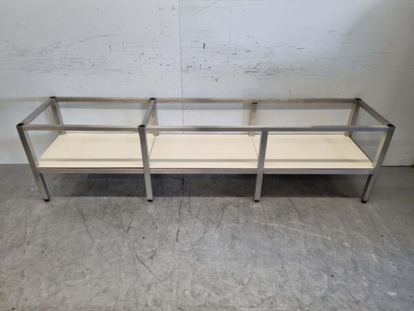 Chariot en acier inoxydable pour l'équipement 241 x 53,5 x 62,5 cm Horeca