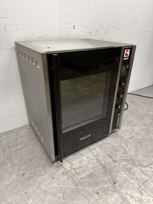 Gril à poulet Ubert RT-403 en acier inoxydable 3 paniers Bj. 2021 400V Horeca – Image 3