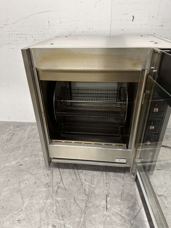 Gril à poulet Ubert RT-403 en acier inoxydable 3 paniers Bj. 2021 400V Horeca – Image 4