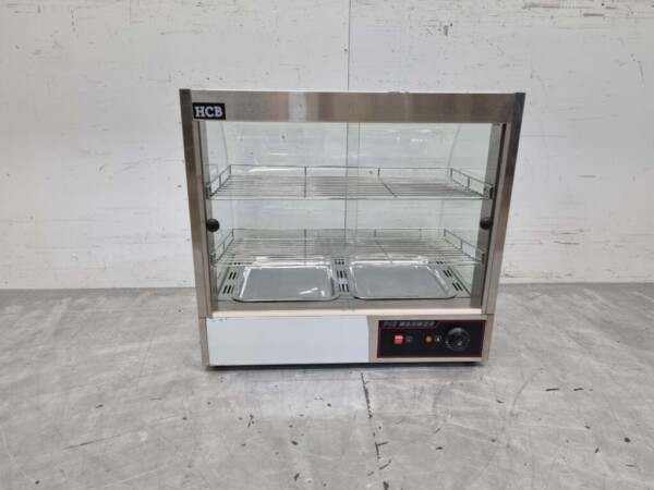 Vitrine chaude en acier inoxydable 66 cm 230V Horeca – Image 4