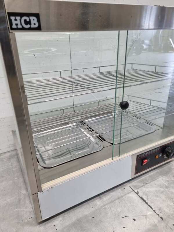 Vitrine chaude en acier inoxydable 66 cm 230V Horeca – Image 7