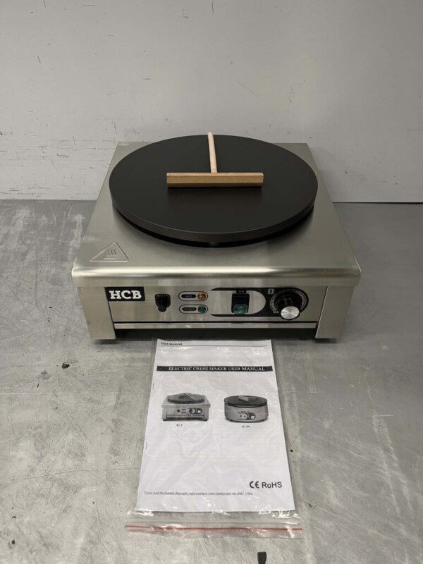 Crêpière en acier inoxydable Plaque à crêpes 230V Horeca – Image 4