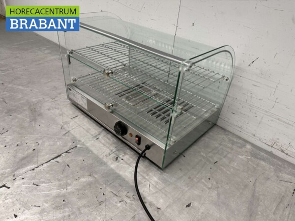 Vitrine chaude en acier inoxydable 45 litres 55,4 cm 230V Horeca – Image 5