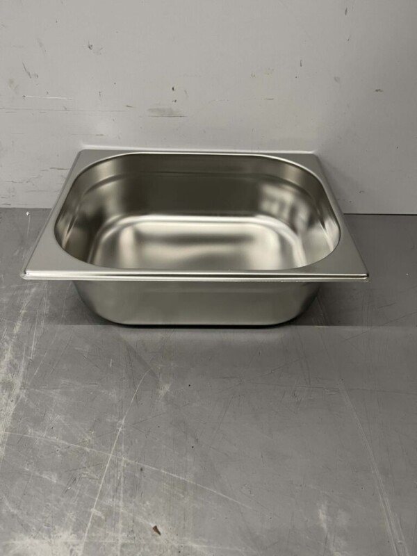 Bac GN Gastronorm en acier inoxydable 1/2 Profondeur 100 mm Restauration