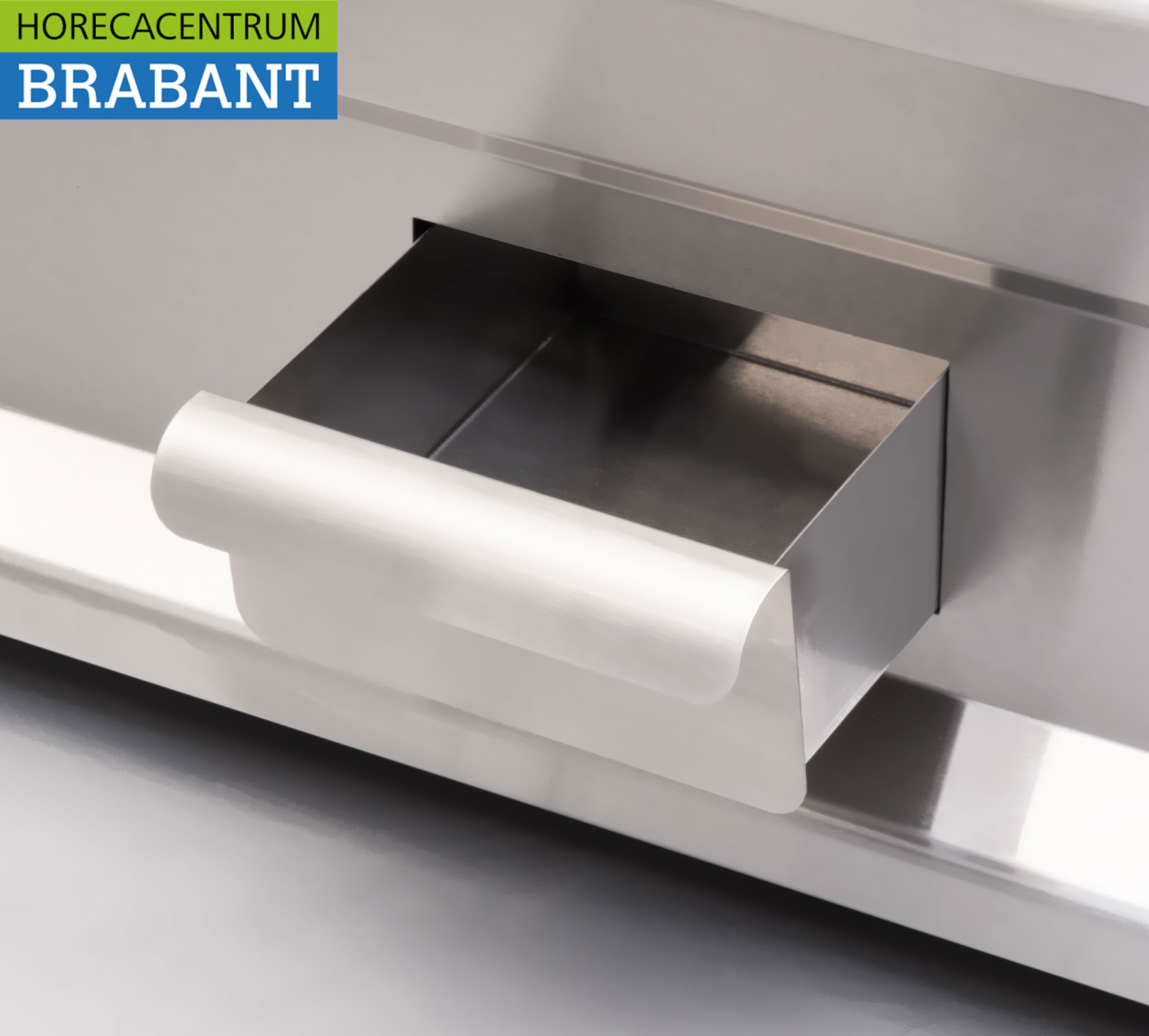 Plaque de cuisson HCB en acier inoxydable Plaque de cuisson 1/2 Plaque de cuisson cannelée 100 cm 400V Horeca – Image 6