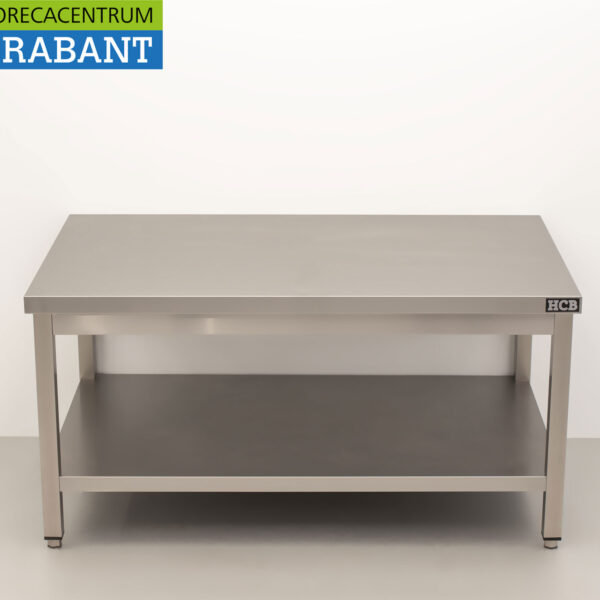 Table de travail HCB en acier inoxydable Premium-line 120 x 70 x 60 cm Restauration