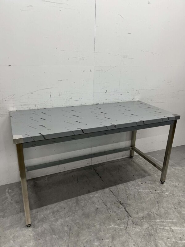 Table de travail en acier inoxydable Premium-line 160 x 70 x 85 cm Restauration – Image 3