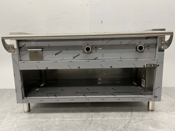 Gril Teppanyaki en acier inoxydable Gril Premium-line 144 cm 400V Horeca – Image 5