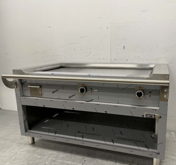 Gril Teppanyaki en acier inoxydable Gril Premium-line 144 cm 400V Horeca – Image 4