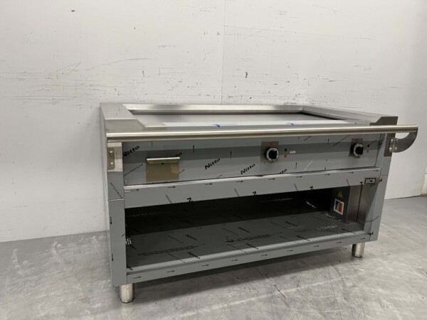 Gril Teppanyaki en acier inoxydable Gril Premium-line 144 cm 400V Horeca – Image 3