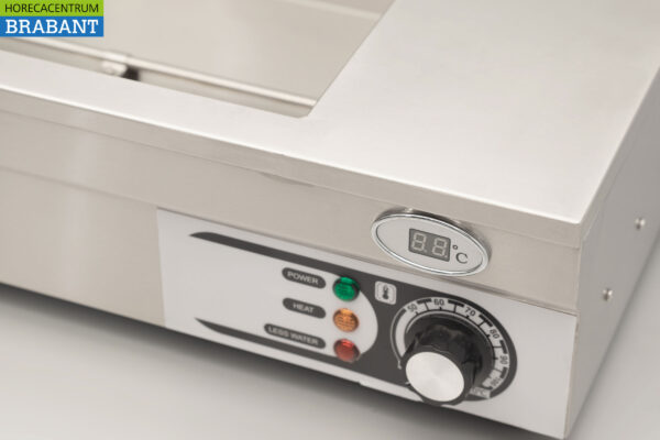 HCB RVS Bain marie 3 x 1/2 GN 95 cm 230V Horeca – Image 8