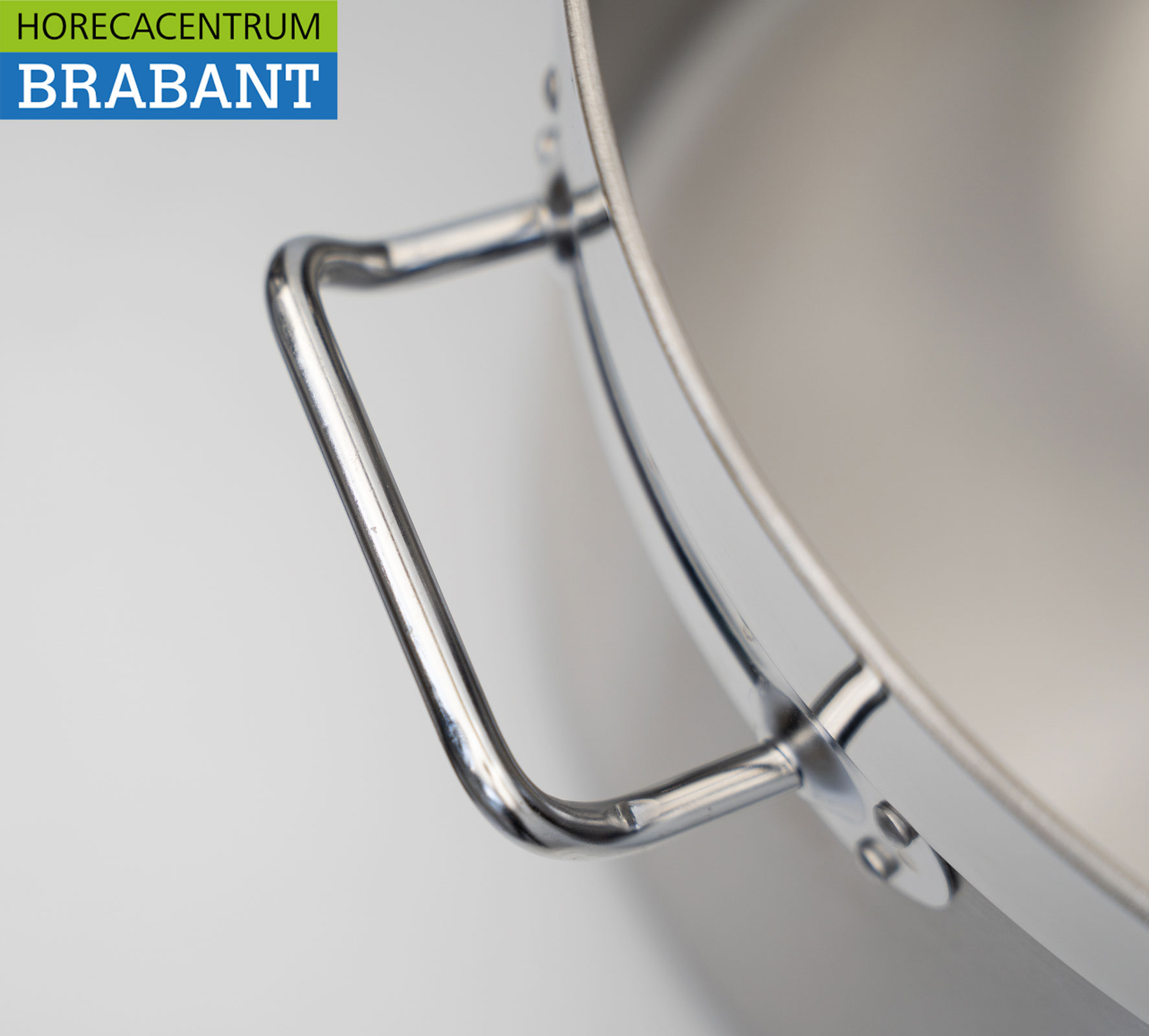 HCB Acier inoxydable Soup Pan Cooking Pan Induction 26 x 26 cm 12 litres Horeca – Image 5