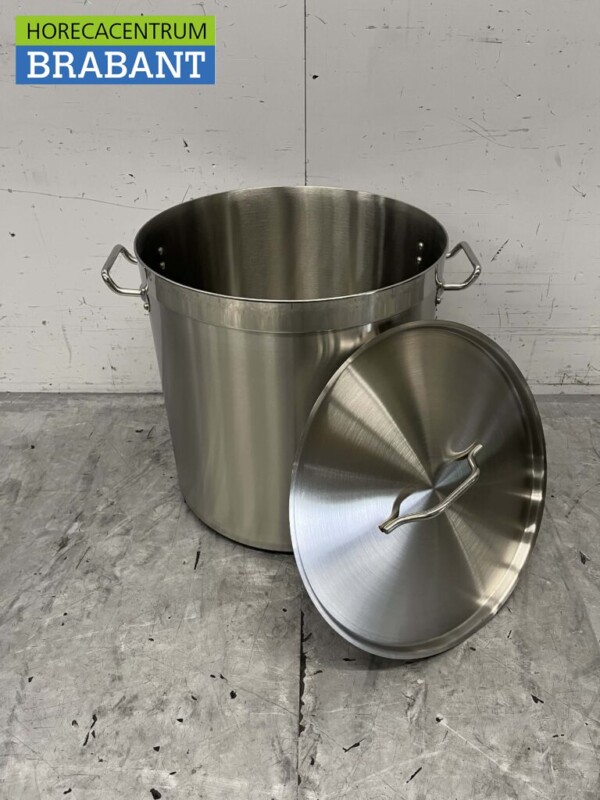 HCB Acier inoxydable Soup Pan Cooking Pan Induction 41 x 42 cm 50 litres Horeca – Image 2