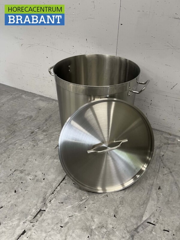 HCB Acier inoxydable Soup Pan Cooking Pan Induction 41 x 42 cm 50 litres Horeca – Image 3