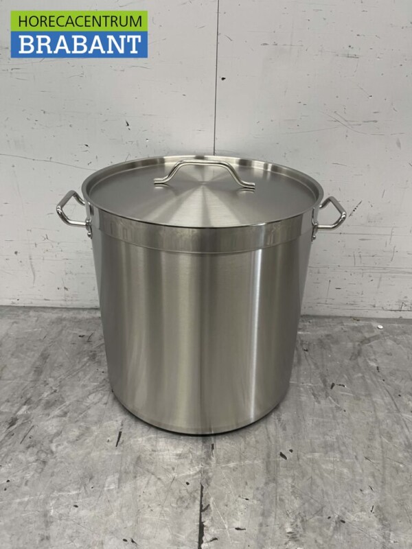 HCB Acier inoxydable Soup Pan Cooking Pan Induction 41 x 42 cm 50 litres Horeca