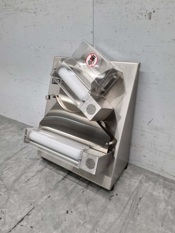 Rouleau à pâtisserie en acier inoxydable Rouleau double 30 cm 230V Restauration Pizzeria Boulangerie – Image 3