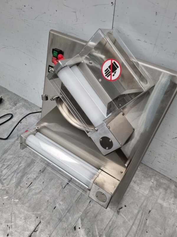 Rouleau à pâtisserie en acier inoxydable Rouleau double 30 cm 230V Restauration Pizzeria Boulangerie – Image 4