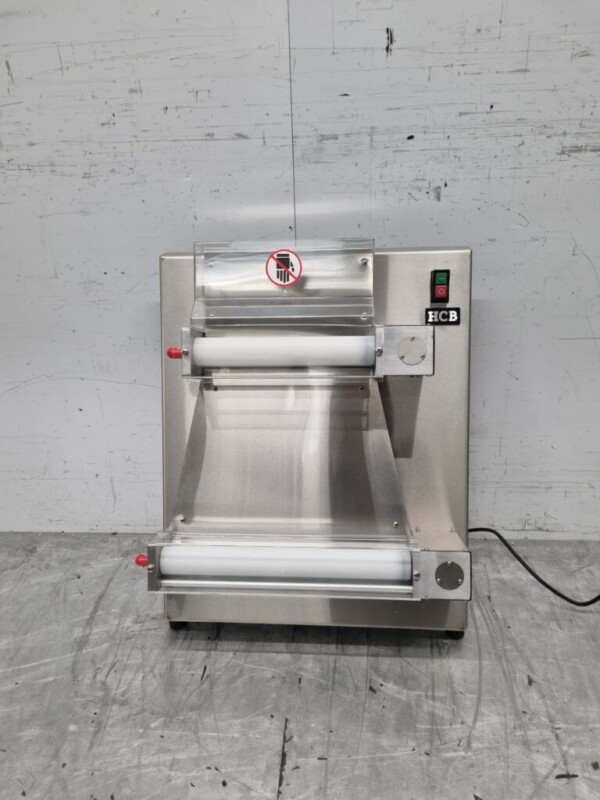 Rouleau à pâtisserie en acier inoxydable Rouleau double 42 cm 230V Restauration Pizzeria Boulangerie
