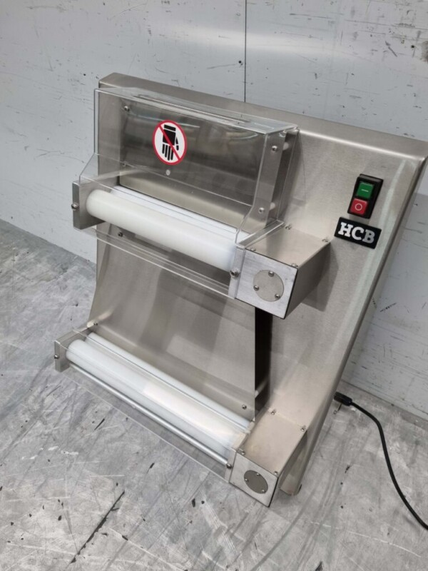 Rouleau à pâtisserie en acier inoxydable Rouleau double 42 cm 230V Restauration Pizzeria Boulangerie – Image 4