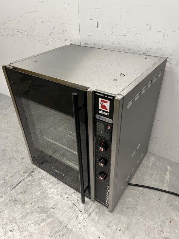 Gril à poulet Ubert RT-403 en acier inoxydable 3 paniers Bj. 2020 400V Hospitalité – Image 2