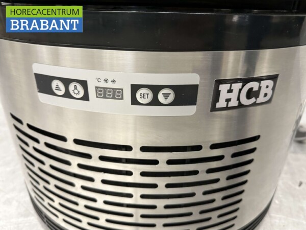 Vitrine réfrigérée ronde en acier inoxydable Confiseur 100 litres 230V Horeca – Image 6