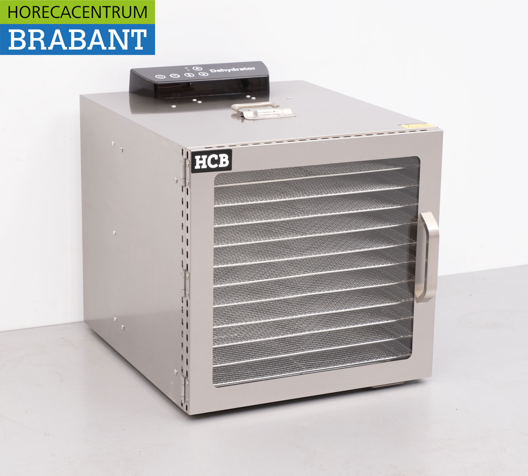 HCB déshydrateur alimentaire en acier inoxydable Déshydrateur de fruits 12 grilles 230V Horeca – Image 3