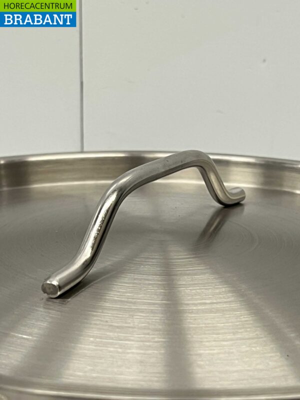 Acier inoxydable HCB Poêle à soupe Poêle de cuisson Induction 30,5 x 31,5 cm 21 litres Horeca – Image 5