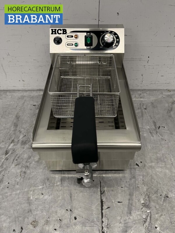 Friteuse en acier inoxydable Friteuse Robinet de vidange 10 litres 230V Horeca – Image 3