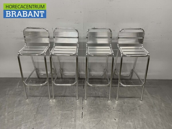 Aluminium Tabouret de bar Tabouret de terrasse Restauration – Image 4