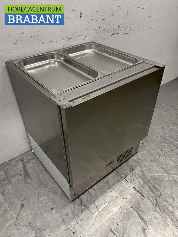 Acier inoxydable Dexion Établi réfrigéré Saladette 1 porte 71 cm 230V Horeca – Image 3