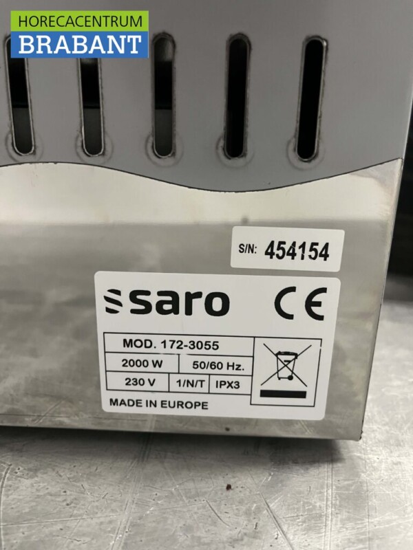 Saro double chauffe-saucisses en acier inoxydable Chauffe-saucisses 230V Restauration – Image 5