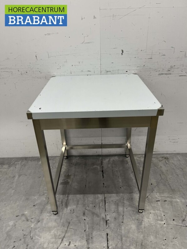 Table de travail en acier inoxydable Basic-line 70 x 70 x 85 cm Restauration