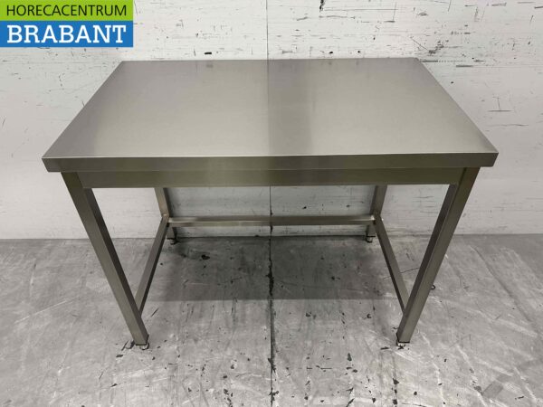 Table de travail en acier inoxydable Basic-line 100 x 60 x 85 cm Restauration – Image 2