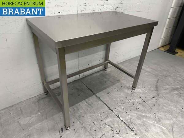 Table de travail en acier inoxydable Basic-line 100 x 60 x 85 cm Restauration – Image 3