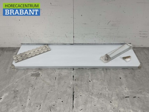 Etagère murale en acier inoxydable 120 x 30 cm Horeca