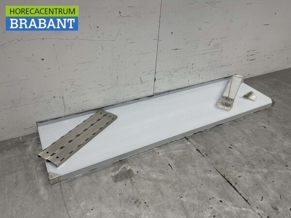 Etagère murale en acier inoxydable 120 x 30 cm Horeca – Image 3