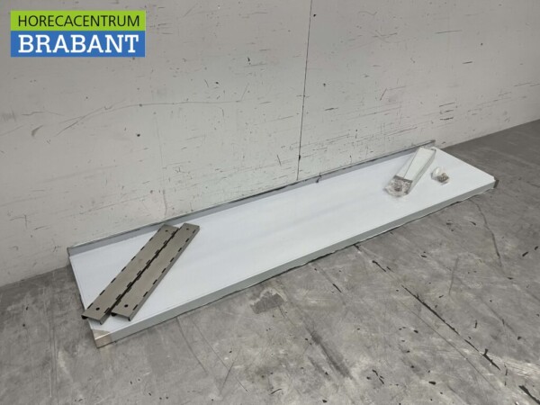 Etagère murale en acier inoxydable 140 x 30 cm Horeca – Image 3