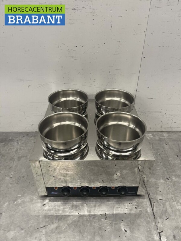 Hot Pot bain marie en acier inoxydable 4 x 5 litres 230V Horeca – Image 4