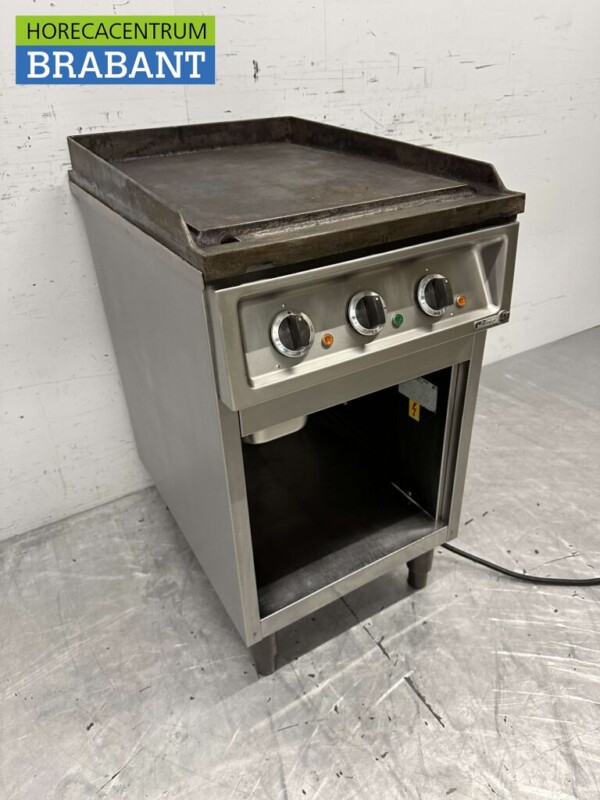 Acier inoxydable Plaque de gril Plaque de cuisson 50 cm 400V Horeca – Image 3