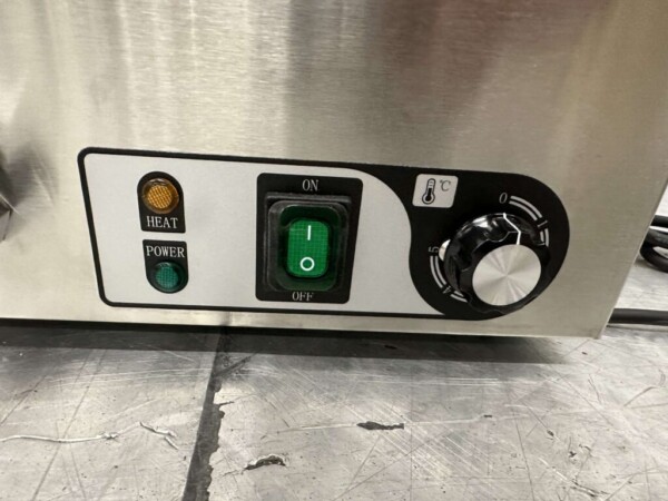 Bain marie en acier inoxydable 2 x 1/2 GN 230V Horeca – Image 6
