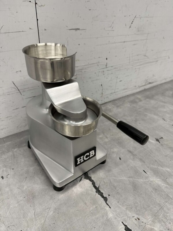 Presse à hamburger en acier inoxydable 100 mm Boucherie Traiteur – Image 2