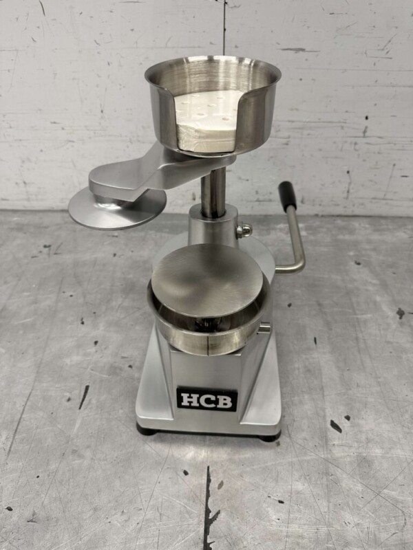 Presse à hamburger en acier inoxydable 100 mm Boucherie Traiteur – Image 5