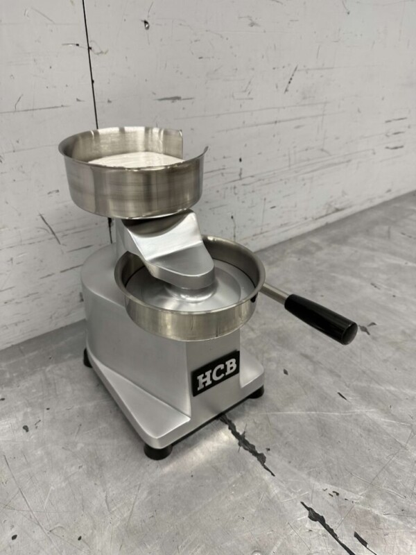 Presse à hamburger en acier inoxydable 130 mm Boucherie Traiteur – Image 2